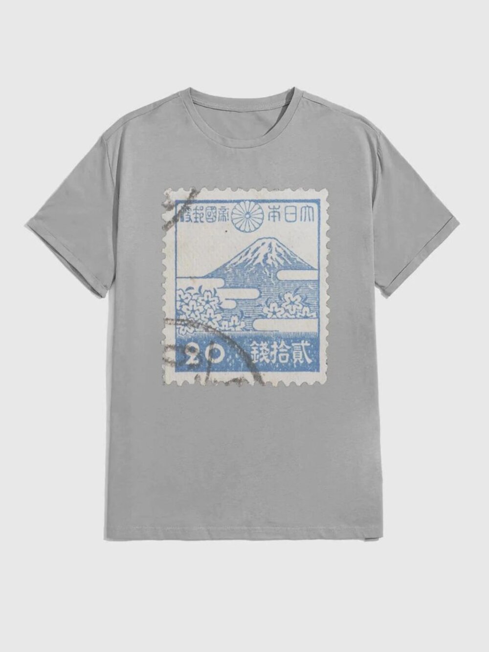 Original Paperbacks Gray Japan Graphic Tee